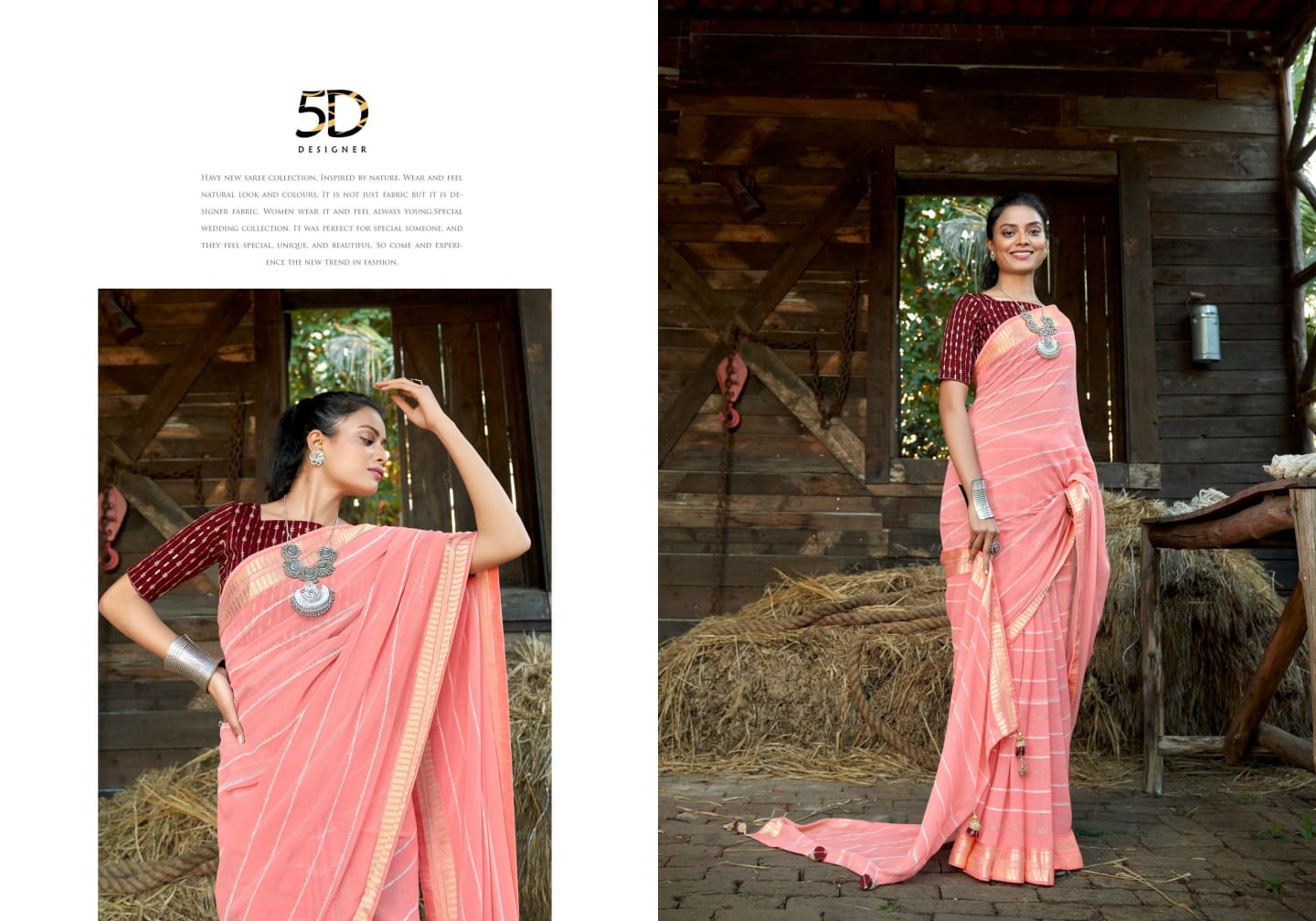 Mahotsav 5d Designer Wholesale Georgette Sarees Catalog